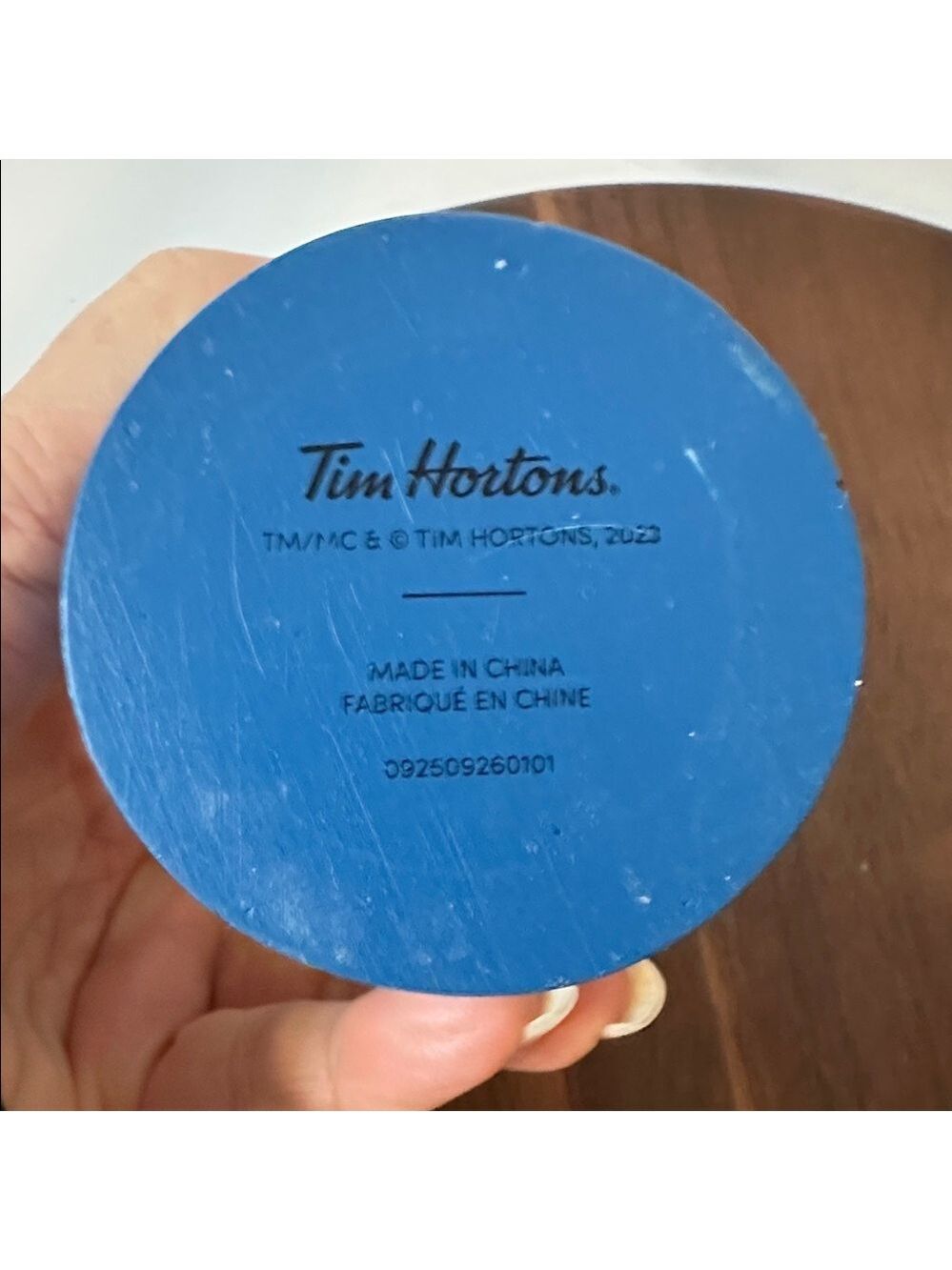 Tim Hortons 2023 Holiday Snow Globe Snowman Coffee & Timbits Character - Picture 5 of 5
